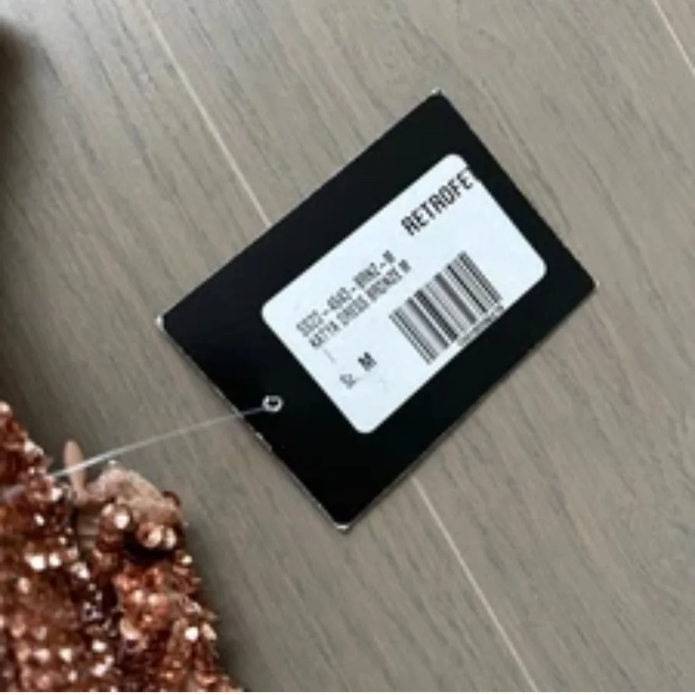 Retrofete Gold Sequin Halter Gown - Picture 2 of 9